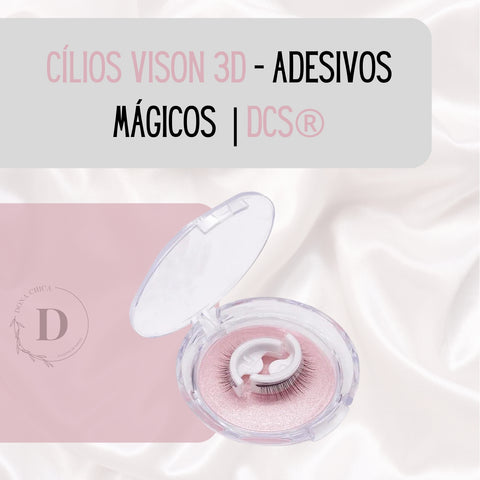 Cílios Vison3D - Adesivos Mágicos para o Olhar Radiante | DCS®