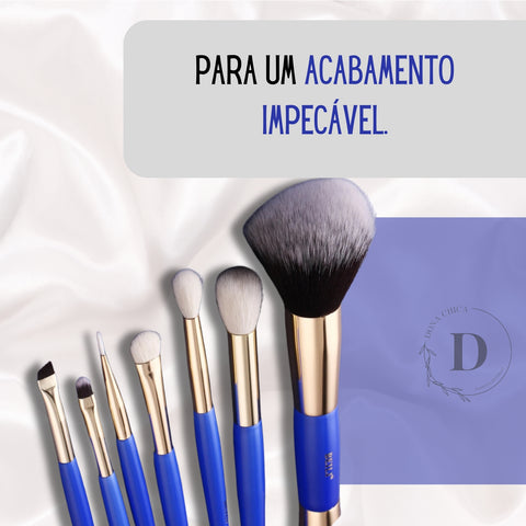 Conjunto de Pincéis para Maquiagem - 7 Peças | BEILI®