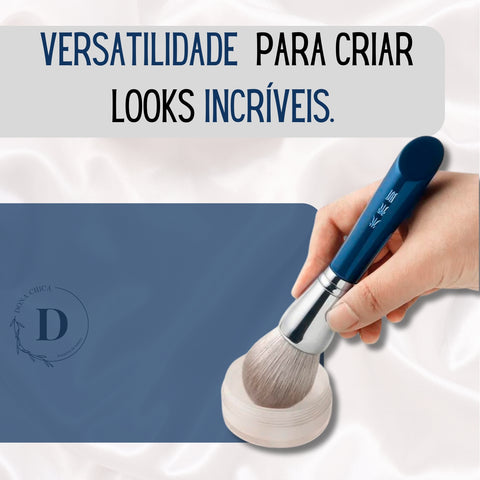 Estojo de Pincéis de Maquiagem - Conjunto de 11 Pincéis | Azure Elegance®