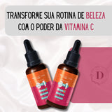 Sérum Facial 3 em 1 de Vitamina C - Max Love®