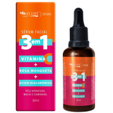 Sérum Facial 3 em 1 de Vitamina C - Max Love®